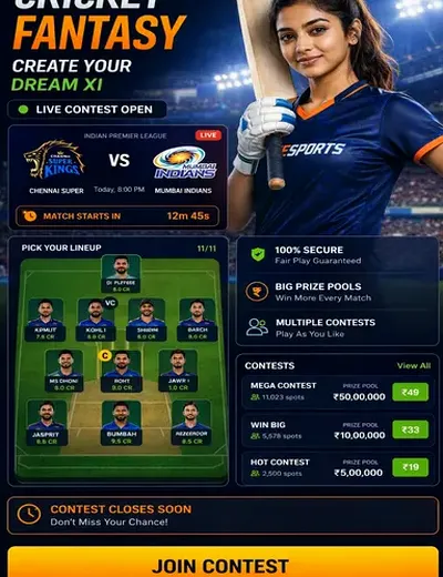 Tanobet (tano bet) fantasy cricket & matchday visual 3